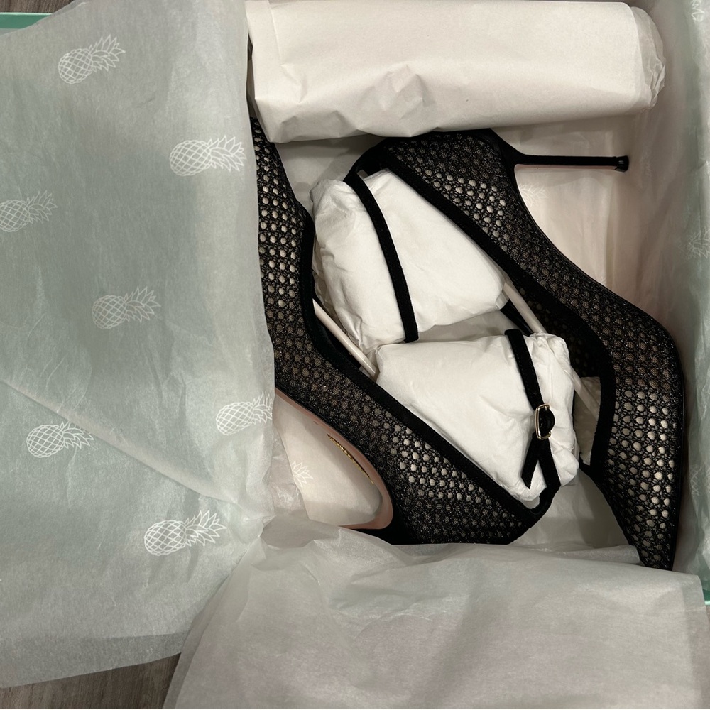 SOLD Aquazzura Asha Mesh Pumps - Picture 9 of 16